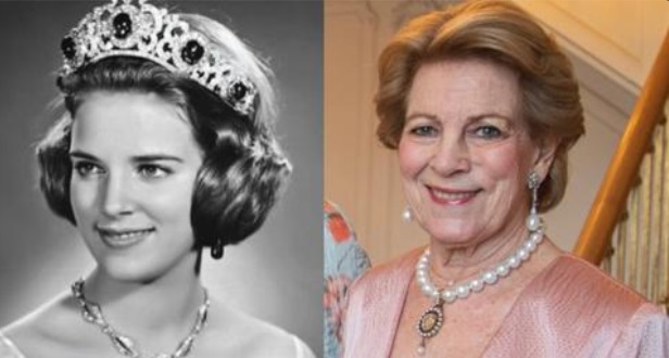 Η βασίλισσα της καρδιάς μας: Η 77χρονη Άννα Μαρία εμφανίστηκε στο παλάτι με ροζ φόρεμα και αληθινές πέρλες
