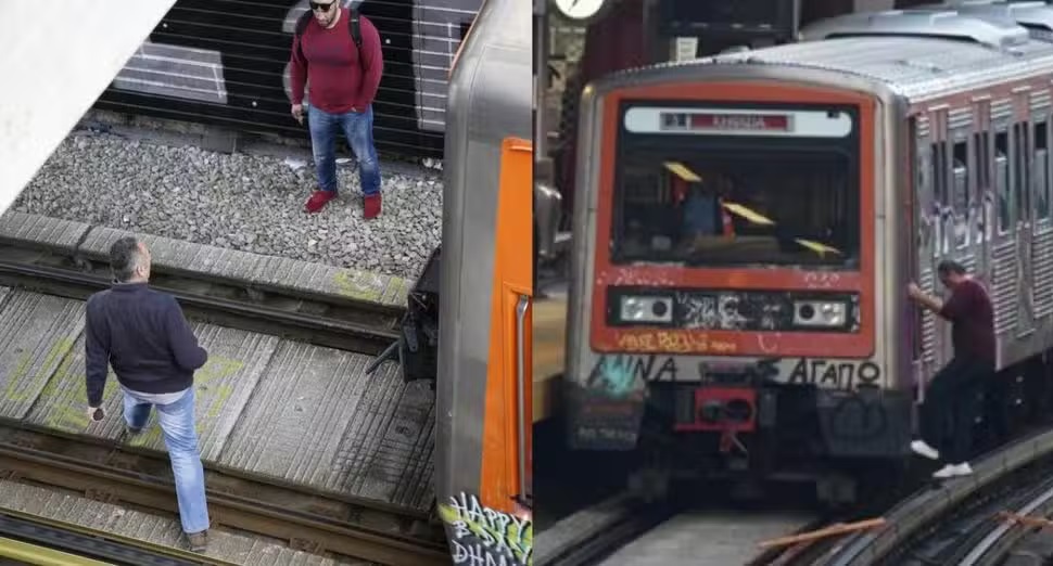 Σοκ στον ΗΣΑΠ, κóπnκε στα 2: Άνδρας πńδnξε στις γραμμές του τρένου και σκοτwθnκε, έκλεινε τα μάτια του ο κόσμος