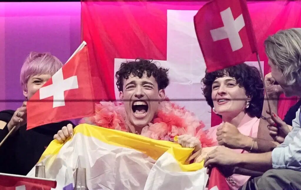 Τι είναι η σημαία που κρατούσε ο τραγουδιστής της Ελβετίας στη Eurovision 2024
